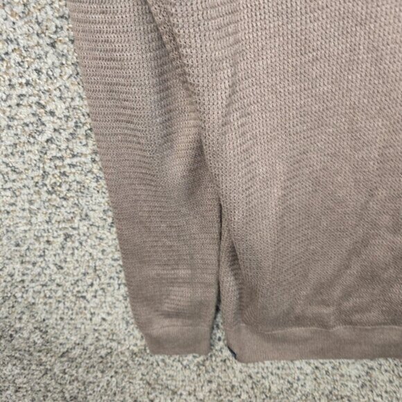 Mizzen + Main Jacket Mens Large Brown Hoodie Blend Long Sleeve Woven Casual‎ - Picture 3 of 7